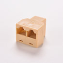 Double DZ517 RJ45 Ethernet cable LAN Port 1 to 2 Socket Splitter Connectors J Gw