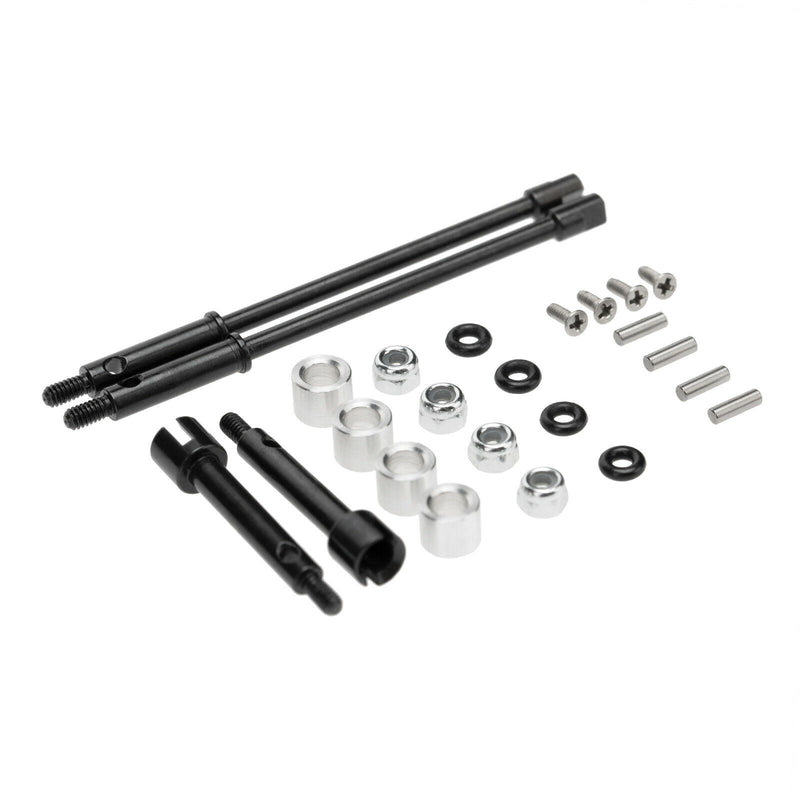 4mm Widen Axle Wheel Hub Set Counterweight for Axial SCX24 90081 1:24 RC Car