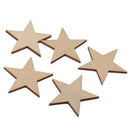 25pcs/set Wooden Stars Shape Craft Hanging Tag, star Wedding Favors . Brida E3Z8