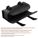Universal PU Leather Bar Bags Motorcycle Side Bags Saddlebag Barrel Roll R3E4