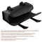 Universal PU Leather Bar Bags Motorcycle Side Bags Saddlebag Barrel Roll R3E4