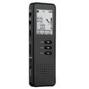Digital Voice Recorder 8Gb Black Professional Portable Usb Audio Recorder W