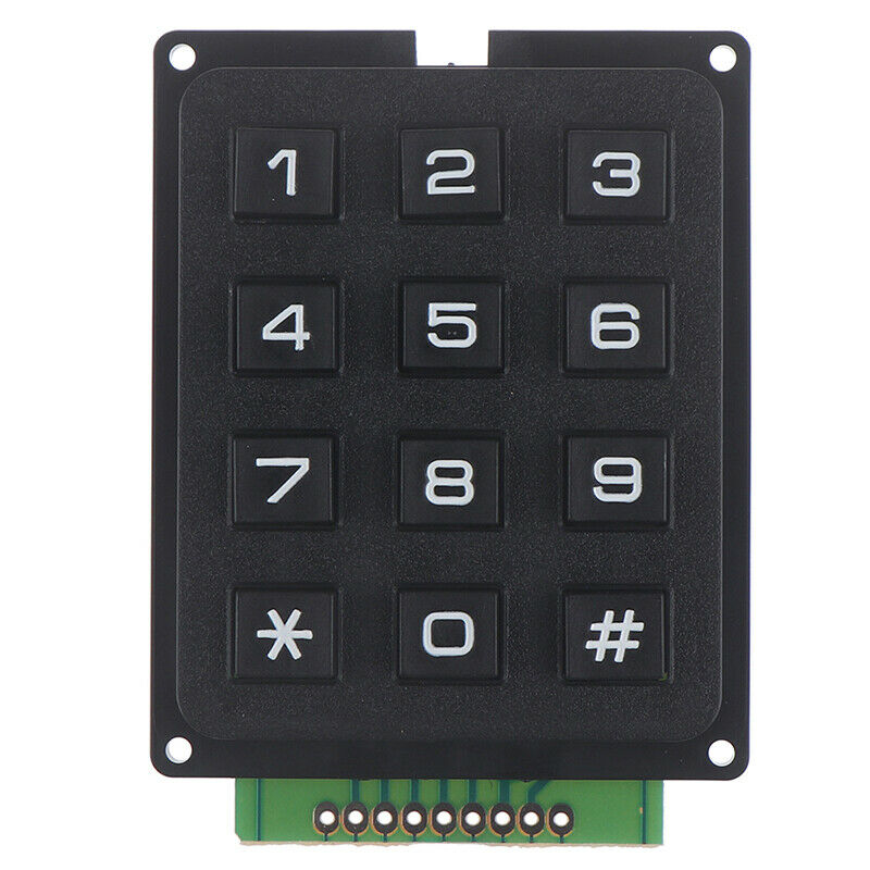 12Key Membrane Switch Keypad 3 x 4 Matrix Keyboard Module Membrane Switch Key Gw