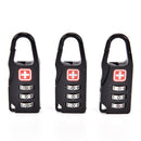 Luggage Suitcase Travel Security Lock 3 Digit Combine For TSA PP JA