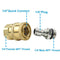 Pressure Washer Adapter Set,1/4 Inch Quick Disconnect Kit With 10 Pack O-Ri