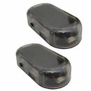 2Pcs Solar Energy Simulation Dummy Alarm Security Anti-Theft Flashing Light