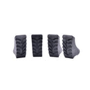 4X Anti-slip rubber paw feet tips hammers hiking stick walking trekking caps 3C