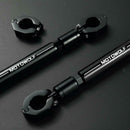 Adjustable Motorcycle Handlebar Cross Bar Steering Strength Lever Bar Black