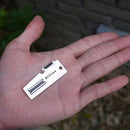 2" Double Peeler Stainless Steel 2 in 1 EDC Pocket Multi Tools Outdoor Opener ME