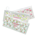 2X(3 Pcs Mysterious Small Flowers Animals Pvc Waterproof Pencil Cases Stati