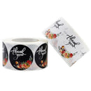 Floral Thank You Stickers, 1 Inch Circle Adhesive Label Stickers for Baby S R1P3