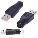 2x PS/2 Male to USB Female Port Adapter Converter for x Keyboard Mouse Mice Pg