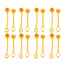 8 Pairs Dust Cap Plug Cover 3/8inch Quick Disconnect Connect for Propane and
