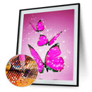 5D DIY Diamond Painting Red Butterfly Embroidery Cross Stitch Mosaic Decor