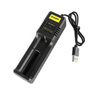 USB Flashlight Torch Charger Adapter for Li-ion 18650 26650 16340 14500 Battery