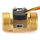 G3/4'' DN20 Copper Hall Effect Water Flow Sensor Flow Meter Pro AU D T0K4