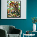 5D DIY Full Drill Diamond Painting Tree House Cross Stitch Embroidery Kit