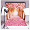 1.5m*1m Sakura Flower Road Photography Backdrop Cloth Wedding Background DIY