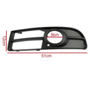 2Pcs Car Front Bumper Under Grille Fog Light Stand For A4 B7 05-08