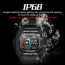 696 X12 Smart Bracelet IP68 Heart Rate Monitor Fitness Sports Watch (Black) A