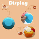 12PC Silicone Soft Cake Muffin Chocolate Cupcake Bakeware Baking Cup M I0B8 K6D9