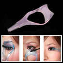3 in 1 Mascara Eyelash Brush Curler Lash Comb Novelty Multifunction Cosmeti A