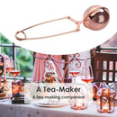 Reusable Stainless Steel Tea Strainer Infuser Tea Ball Filter with Handle