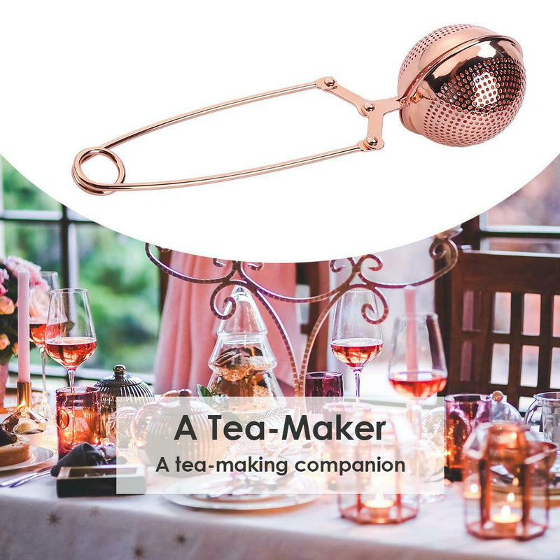 Reusable Stainless Steel Tea Strainer Infuser Tea Ball Filter with Handle