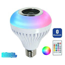 E27 LED RGB Wireless Bluetooth Speaker Bulb Light Music New Playing Lamp K6H2