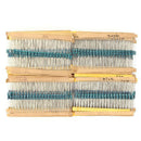 3120pcs 156 Values 1/4W 1% Metal Film Resistors Assortment Kit Set 1 ohm-10M ohm