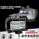 4Inch 72W Spot LED Light Work Bar Lamp Driving Fog Offroad SUV ATV Car Truck