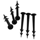 100Pcs Plastic Garden Cover Cloth Securing Stakes Spikes Lawn Pins Pegs Sod