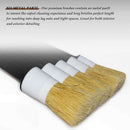 Auto Detailing Brush (Set Of 5),Hair Brush Mixed Fiber Plastic Handle Autom