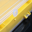 Double Side Fishing Lure Box Bait Case Organizer Lure Fishing Tool (White) A