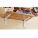 Pair Heavy Duty Wall Shelf Bracket Shelves Support Shelf Holder Supporter M