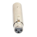 2x XLR 3Pin Male to Female Phase Reversal Adapter Plug Socket Cable Connect