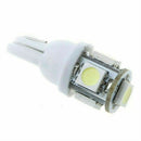 15x White T10 194 168 SMD 5050 LED Car Wedge Tail Side Parking Light Globe DC12V
