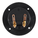 2-Way Speaker Car Box Terminal Round Spring Cups Connector Subwoofer Enclos V7T9