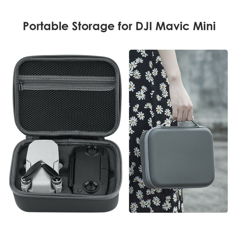 Mini Portable Hard Shell for DJI Mavic Carrying Storage Bag with Dual Way Zipper