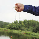 10x Stainless Steel Fishhook Automatic Device Trap Fishing Hook Tool Accessories