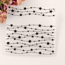 DIY Transparent Plastic Rubber Stamps Clear Seal Scrapbooking Pattern Star H0U0