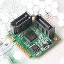 1 pcs Conver Expansion Card Desktop MINI PCI Express to 2 Interface SATA 3.0