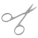 2pcs Makeup Scissor Eyebrow Eyelashes Stainless Steel Nose Hair Remove Tool