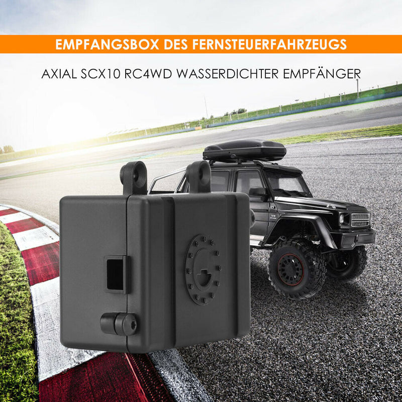 Plastic Receiver Radio Box for 1/10 RC Rock Crawler Car Axial SCX10 RC4WD