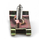 200pcs Assorted Spire Clips U Nuts, Galvanized Screw for Motorcycle Auto Car