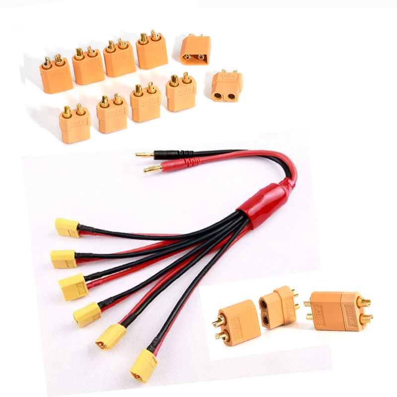 Bulk 5 Pairs 10Pcs XT60 Male+ Female Bullet Connectors Plugs for RC Lipo Battery