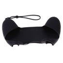 Silicone Anti-slip Grip Handle Case Cover Lanyard for Sony PS4 Tool (Black)