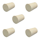 10 PCS White Flask Rubber Tapered Plug Stopper Bung 19*14*26mm & 23*17*26