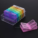 28 Cells Weekly Medicine Health Storage Pill Box with Printed Braille hv2n