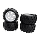 4x 85mm Rubber Tire Tyre for HSP HPI ZD Racing WPL FS Wltoys RC Rock Crawler